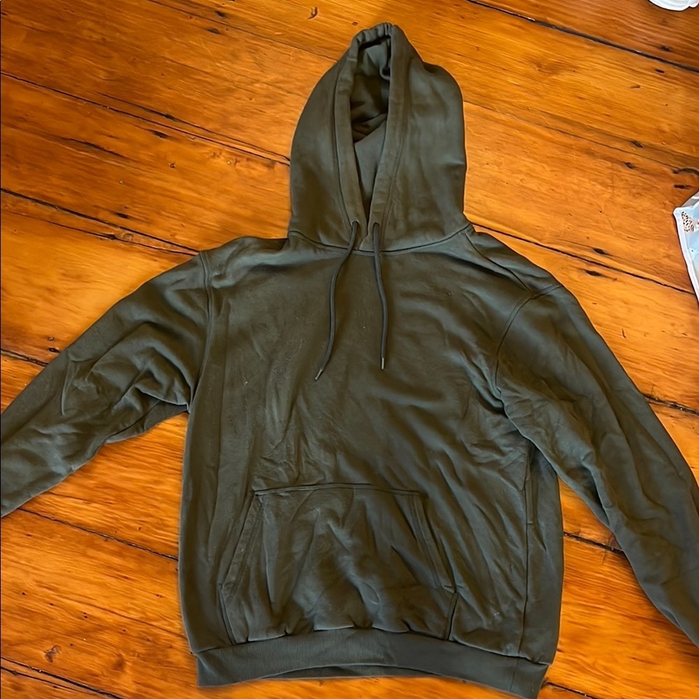 Divided Olive Green Hoodie